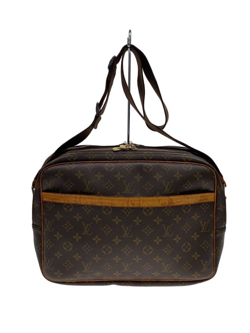 LOUIS VUITTON Reporter Monogram Canvas Brown